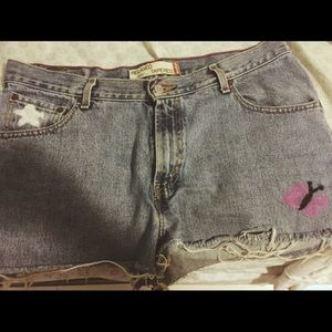 One of a kind Levi Shorts